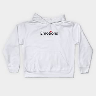 Emotions creative artwork Kids Hoodie